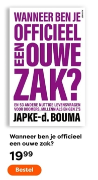 Aanbieding: WANNEER BEN JE OFFICIEEL EEN OUWE ZAK? EN 53 