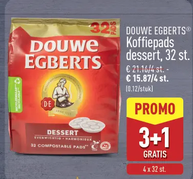 Promotie: Koffiepads dessert