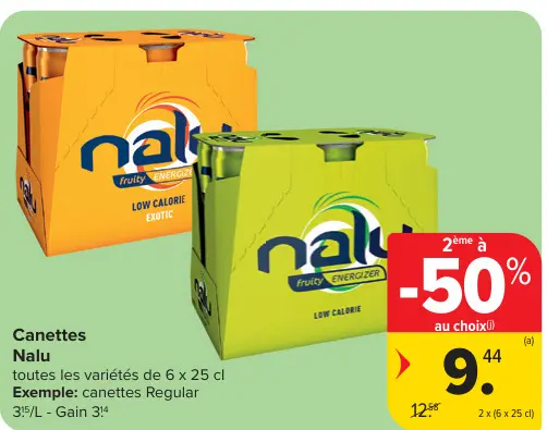 Offre: Canettes Nalu