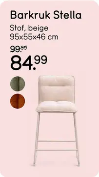 Aanbieding: Barkruk Stella