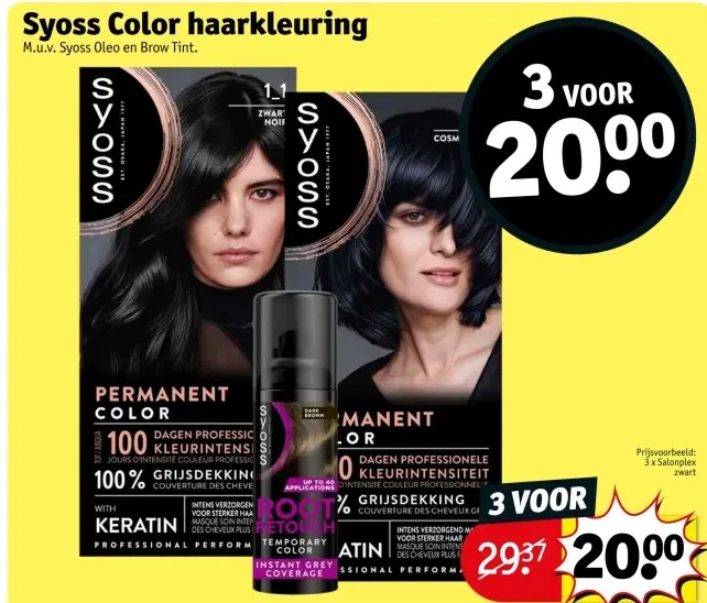Promotie: Syoss Color haarkleuring