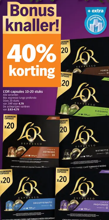Promotie: L'OR capsules