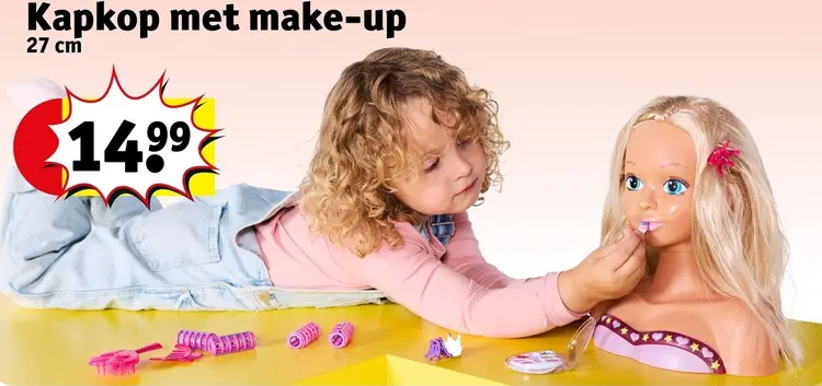 Promotie: Kapkop met make-up