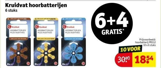 Aanbieding: Hoorbatterijen