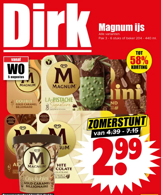 Aanbieding: Magnum Ice Cream