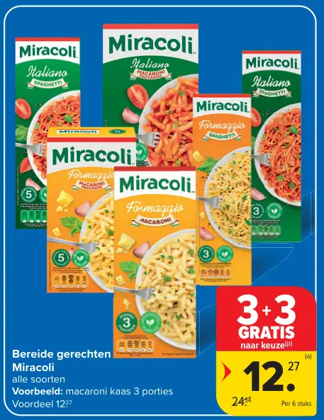 Promotie: Bereide gerechten