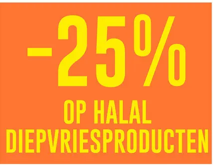 Promotie: Halal Frozen Products