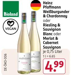 Aanbieding: Weißburgunder & Chardonnay oder Riesling & Sa