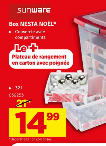 Offre: Box NESTA NOËL