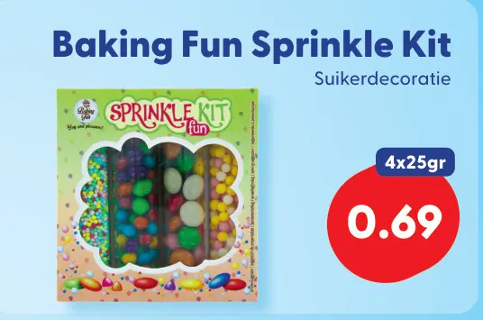 Aanbieding: Baking Fun Sprinkle Kit