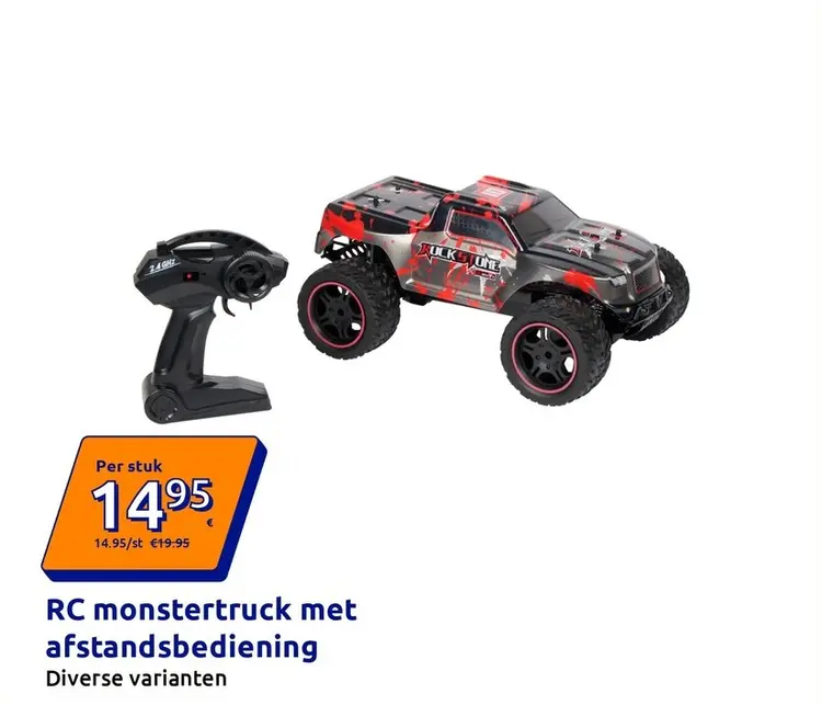 Promotie: RC monstertruck met afstandsbediening