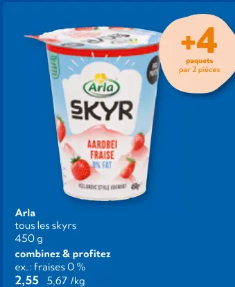 Offre: Tous les skyrs
