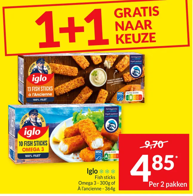 Promotie: Fish sticks