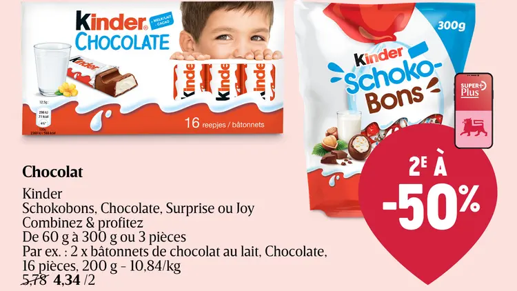 Offre: Chocolat