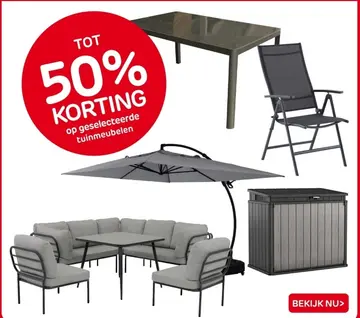 Aanbieding: geselecteerde tuinmeubelen