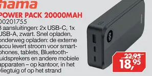 Aanbieding: Power pack 20000mah