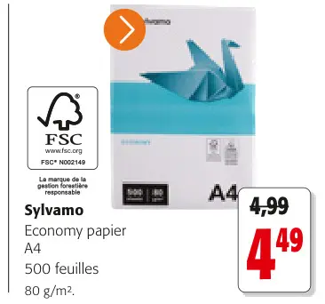 Offre: Economy papier