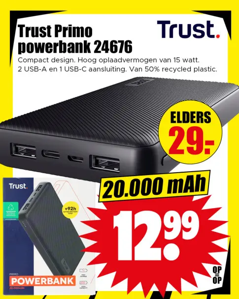 Aanbieding: Primo powerbank 24676