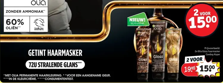 Promotie: Olia Gloss haarmasker