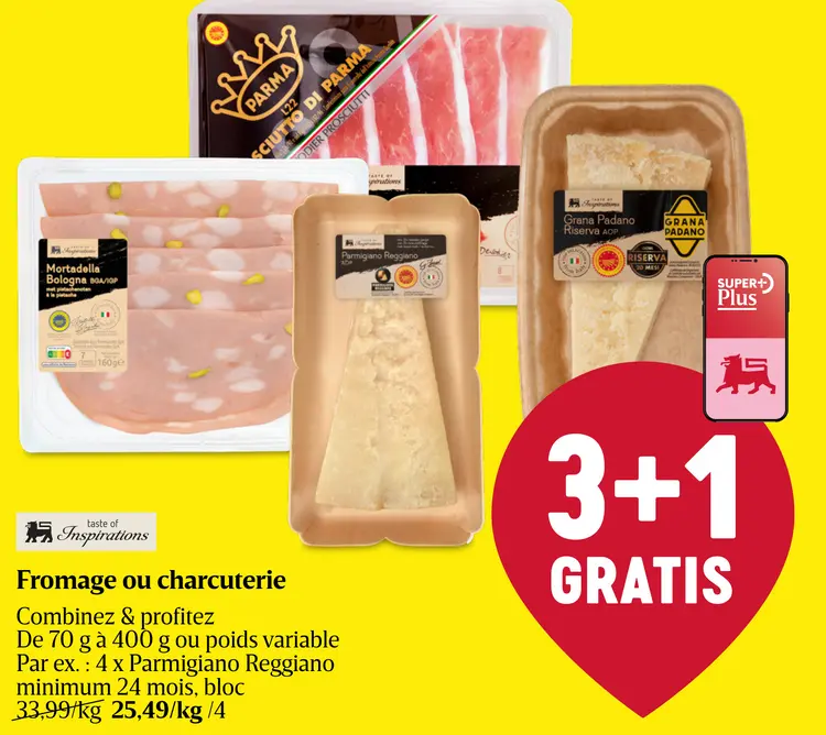 Offre: Fromage ou charcuterie