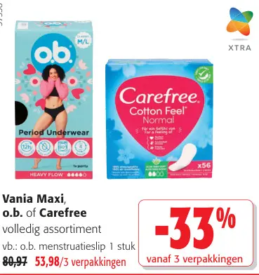 Promotie: Vania Maxi, o.b. of Carefree