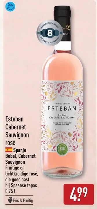 Aanbieding: Esteban Cabernet Sauvignon rosé