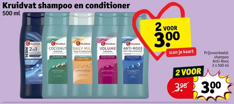 Aanbieding: Shampoo en conditioner