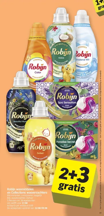 Promotie: Wasmiddelen en Collections wasverzachter