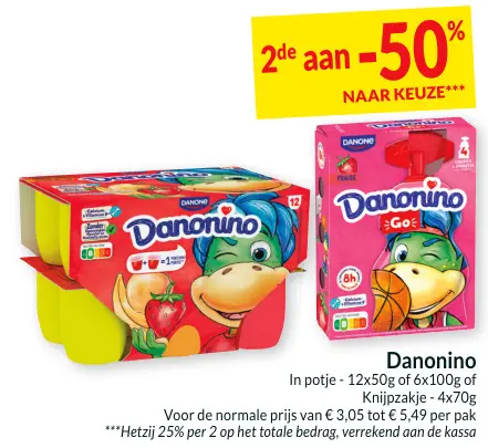 Promotie: Danonino