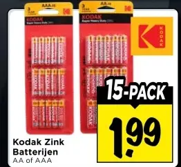 Aanbieding: Zink Batterijen