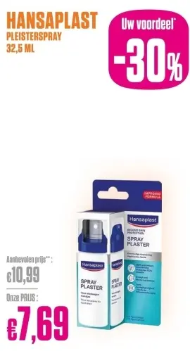 Promotie: Pleisterspray