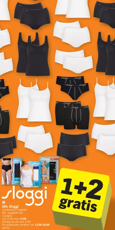 Promotie: Alle Sloggi