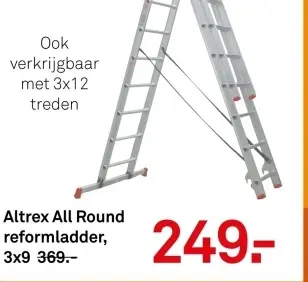 Aanbieding: Altrex All Round reformladder