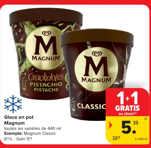 Offre: Glace en pot
