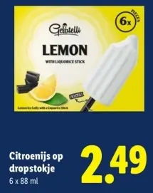 Aanbieding: Citroenijs op dropstokje
