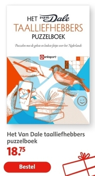 Aanbieding: Het Van Dale taalliefhebbers puzzelboek