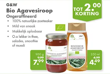 Aanbieding: Bio Agavesiroop Ongeraffineerd
