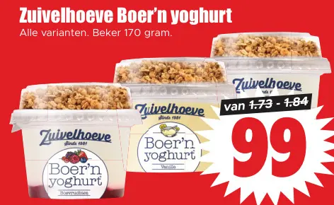 Aanbieding: Boer'n yoghurt