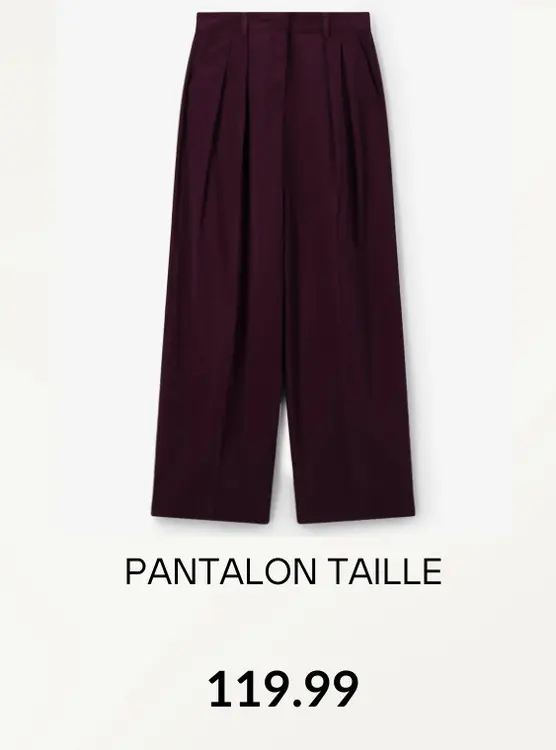 Offre: Pantalon taille