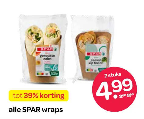 Aanbieding: SPAR wraps