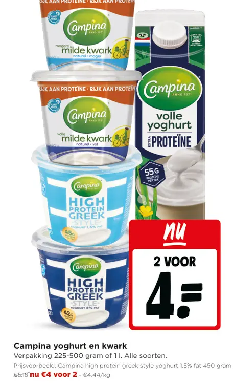 Promotie: Yoghurt en kwark
