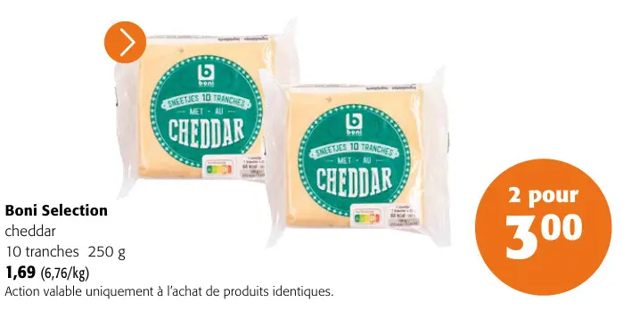 Offre: cheddar