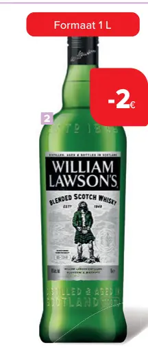 Promotie: Whisky William Lawsons