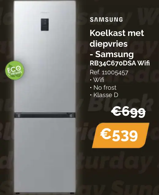 Aanbieding: Koelkast met diepvries