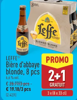 Offre: Bière d'abbaye blonde