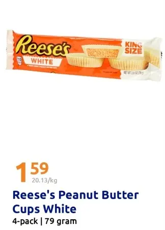 Promotie: Reese's Peanut Butter Cups White