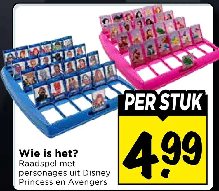 Aanbieding: Wie is het? Raadspel