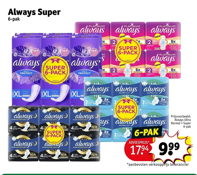 Aanbieding: Always Super