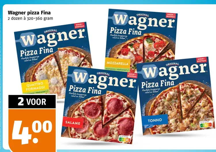 Aanbieding: pizza Fina