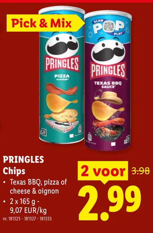 Promotie: Pringles Chips